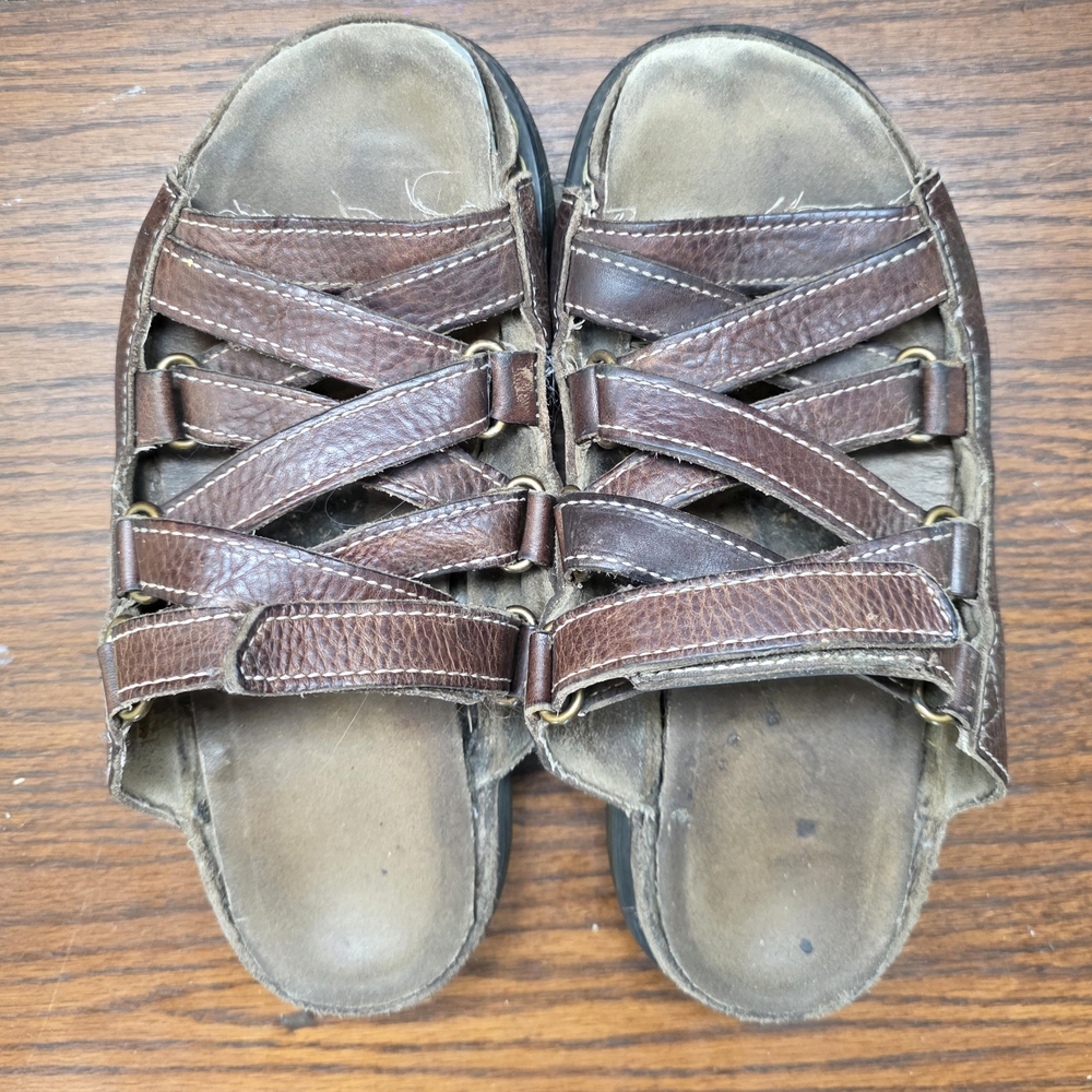 Dr. Martens Brown Leather Men's Sandals